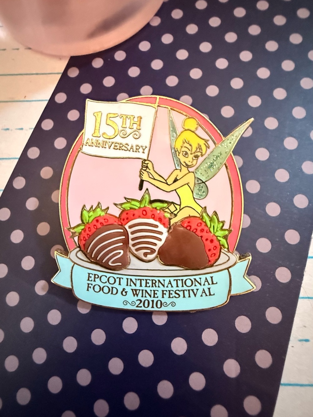 LE🧚(Disney)15th An. Food & Wine Festival Pin 2010